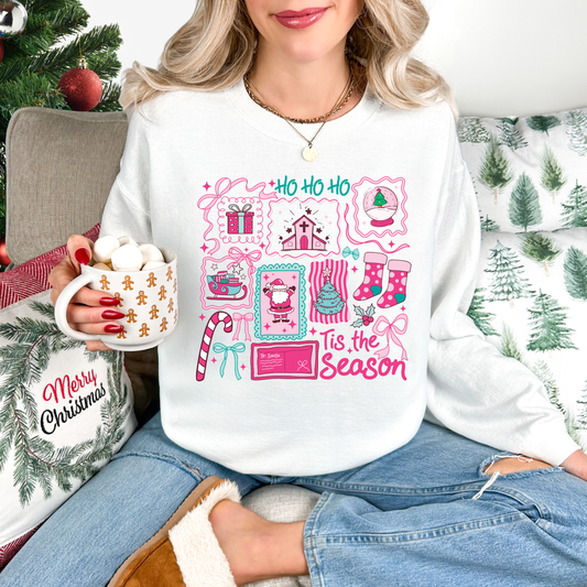 🍬Tis the Season Pink Christmas Sweatshirt