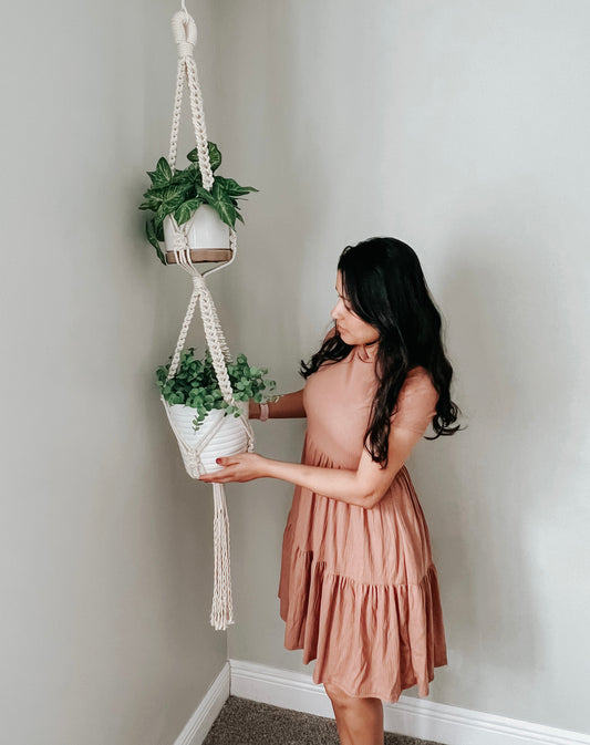 Double Plant Holder Elizabeth