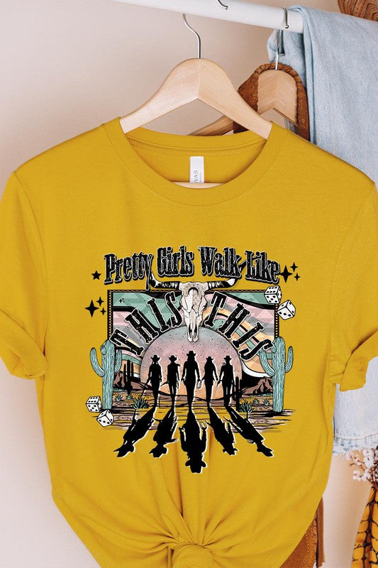 Pretty Girls Walk Like This T-shirt