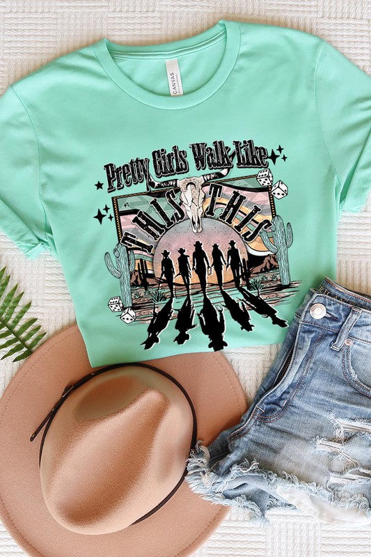 Pretty Girls Walk Like This T-shirt