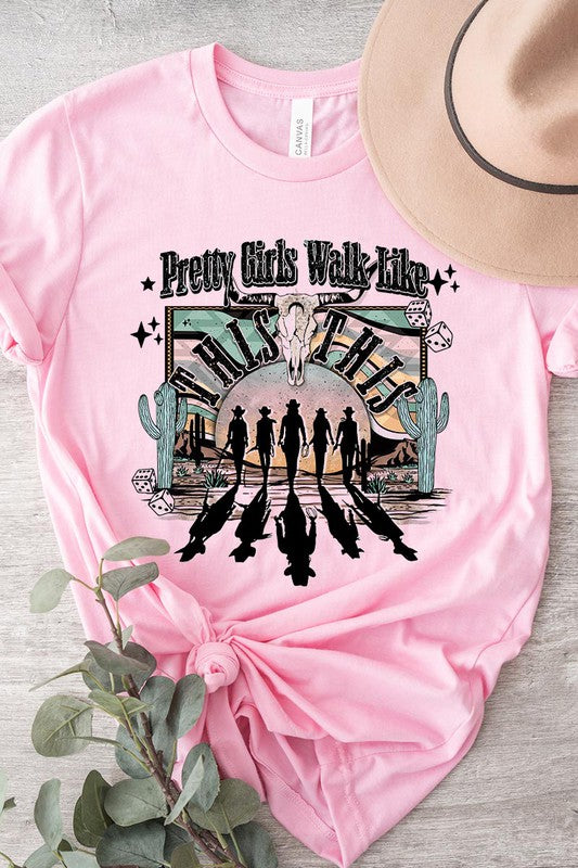 Pretty Girls Walk Like This T-shirt