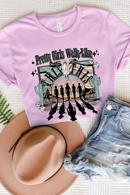 Pretty Girls Walk Like This T-shirt