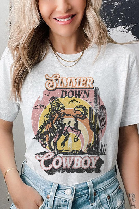 Simmer Down Cowboy  T-shirt