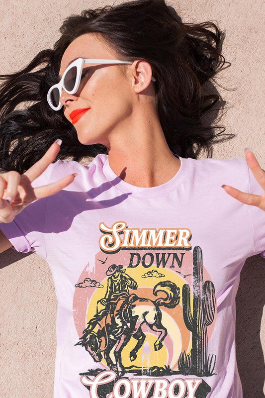 Simmer Down Cowboy  T-shirt