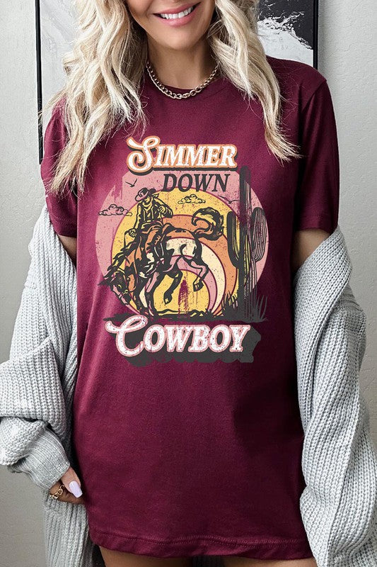 Simmer Down Cowboy  T-shirt