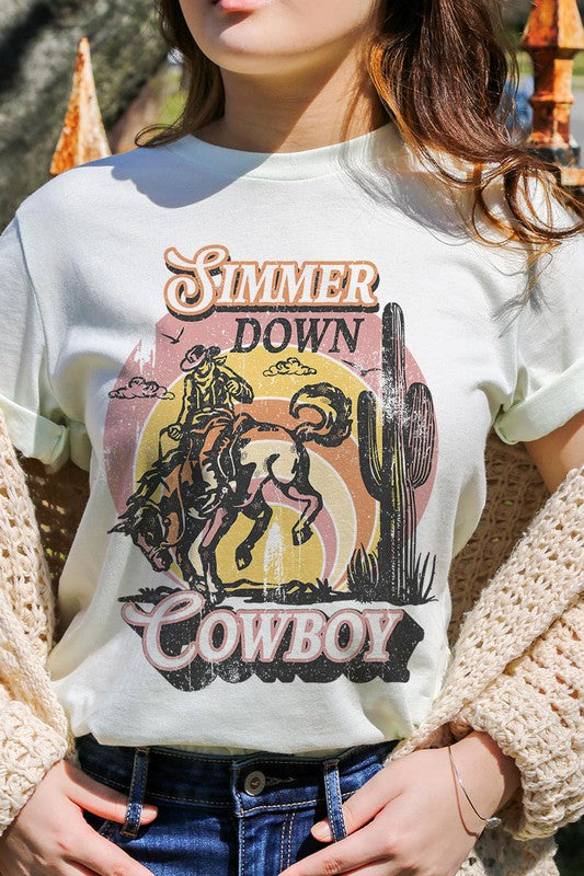 Simmer Down Cowboy  T-shirt