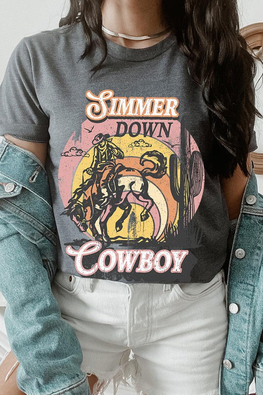 Simmer Down Cowboy  T-shirt