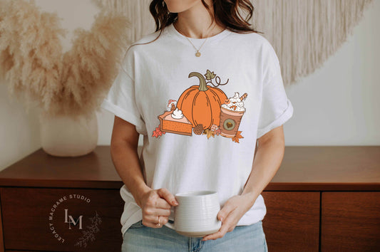 Pumpkin and Coffee T-shirt