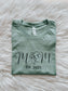 Personalized "Est. Year Mom" - Heart Line Art T-Shirt